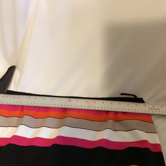 Vintage, Not Vanilla Kasper – Size 10 – Bold Striped Sleeveless Top & Skirt - Picture 5 of 11